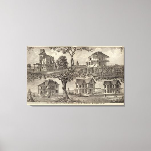 Katoen van WC Hamilton, Spring Lake, NJ Canvas Afdruk (Voorkant)