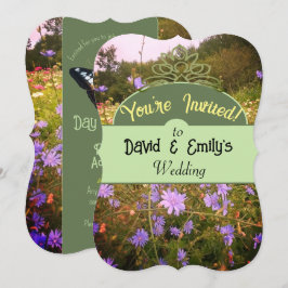 Katoen Vloeienweduwen met katteband Kaart