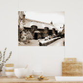 Katoen voor sproeiers in de winter poster (Keuken)