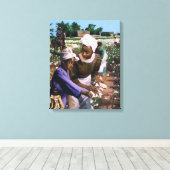 Katoenbakken 2003 canvas afdruk (Insitu (Houten vloer))