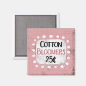 Katoenbloeiers 25 cent koelkastmagneet magneet (Voorkant / Achterkant)