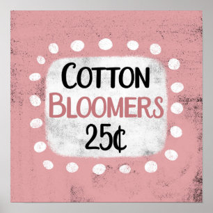 Katoenbloeiers 25 Cents Poster Wall Art