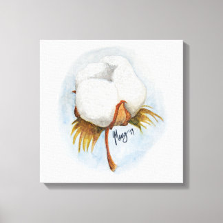Katoenbol 1 canvas afdruk