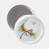 Katoenbol 2 magneet (Voorkant / Achterkant)