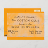 katoenclub, manila briefkaart (Voorkant / Achterkant)