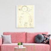 Katoendraaiing II Canvas Afdruk (Insitu (Woonkamer))