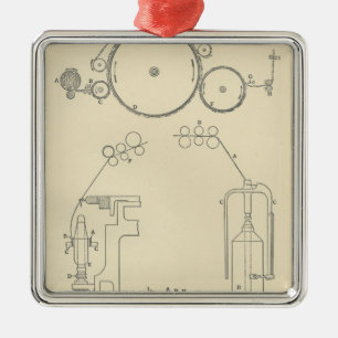 Katoendraaiing II Metalen Ornament