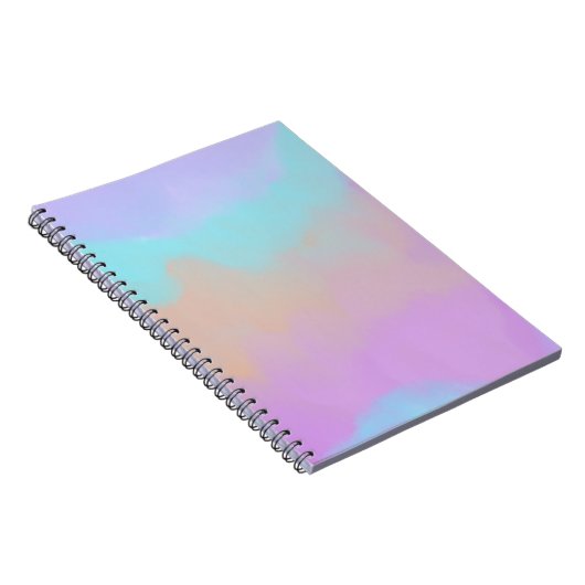 Katoenen Snoep Swirl Digitale Print Notitieboek (Rechterzijde)