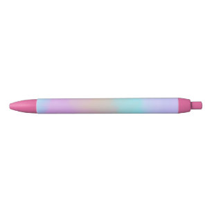 Katoenen Snoep Swirl Digitale Print Zwarte Inkt Pen