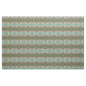 Katoenen stof met Gingko blad patroon (Yard (91,4 cm))