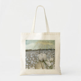 Katoenen zonsondergang tote bag