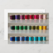 katoenhaspels briefkaart (Voorkant / Achterkant)