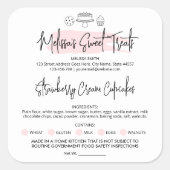 Katoenlabel Startbakkerij-onderdelen sticker (Voorkant)