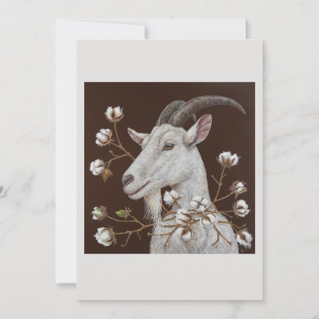 katoenplat kaartje (Voorkant)