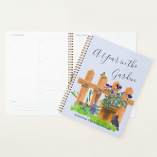 Katoentegelaar - een jaar in de tuin planner