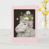 katoenwolkaart kaart (Gele Bloem)