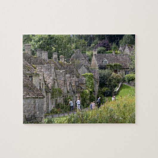 Katoesteenkool in het dorp legpuzzel (Horizontaal)