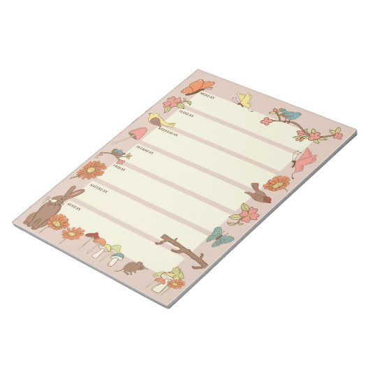 Katoestkern-weekblad Notitieblok (Schuin)