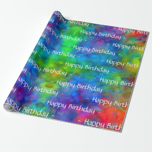 [Katoomkleurstof] Regenboogkleuren Verlooppapier Cadeaupapier