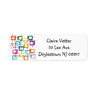 Katoommiddelmatig modern label