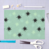 Katoompapier en Mint Starbursts Tissuepapier (Craft)