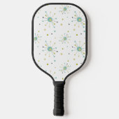 Katoomtijdperk begin burst Polka Dots Mideeuw Mode Pickleball Paddle (Achterkant)