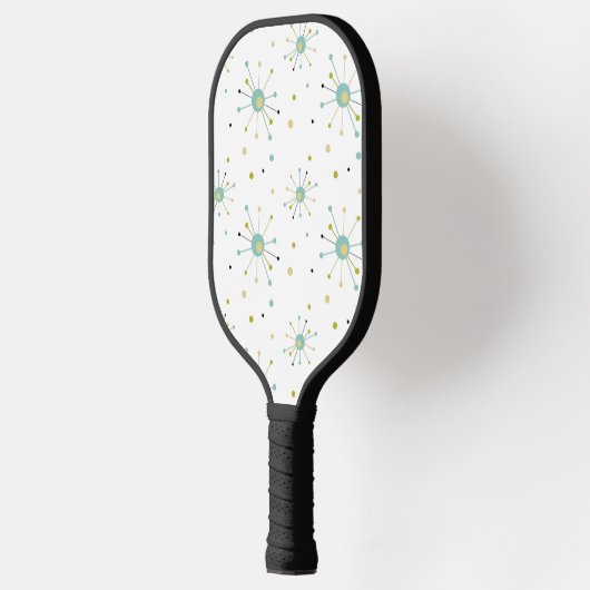 Katoomtijdperk begin burst Polka Dots Mideeuw Mode Pickleball Paddle (Links)