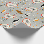 Katoomwrapppapier uit de middeleeuwen van de eeuw cadeaupapier (Hoek)