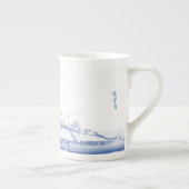 Katori's theekopje porselein kop (Rechts)