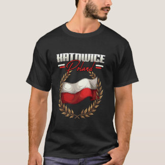 Katowice Polen Reizen Poolse Vlag Polska T-shirt