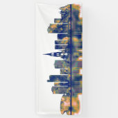 Katowice Skyline Spandoek (Verticaal)