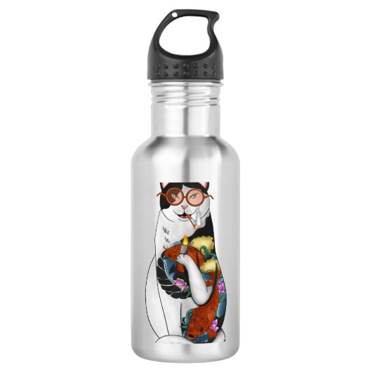 katroken waterfles  (Voorkant)