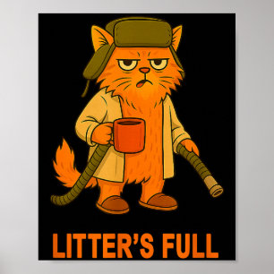 Katrol Is Vol Grappige Kattenliefhebber Feliene Hu Poster
