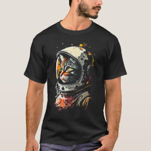 Katronaut Kat Astronaut ruimte kat T-shirt