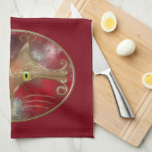 Kat's-Eyes Kitchen Towel Theedoek (Quarter Fold)