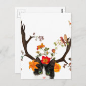 Kat's Horns Briefkaart (Voorkant / Achterkant)