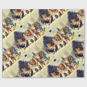 Kat's kerstfeest, Louis Wain Cadeaupapier (Vlak)