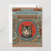  kat's Life for Kitty Cat Classic Briefkaart (Voorkant / Achterkant)