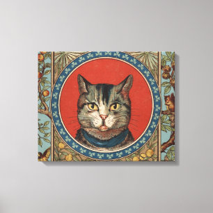  kat's Life for Kitty Cat Classic Canvas Afdruk
