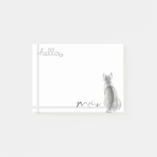 Kat's Meow Post-it Notes (Voorkant)