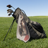 Kat's slede, een kat-speelbak van Yarn Golfhanddoek (Groen)