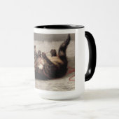 Kat's slede, een kat-speelbak van Yarn Mok (Voorkant rechts)