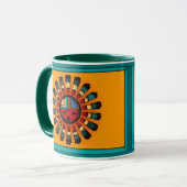 Katsina (Kachina) Sun Face Mok (Voorkant links)