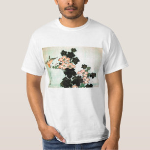 Katsushika Hokusai (葛 飾 北 斎) - Hibiscus en T-shirt