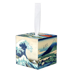 Katsushika Hokusai - 36 Uitzichten van de berg Fuj Kubus Ornament