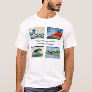 Katsushika Hokusai - 36 Uitzichten van de berg Fuj T-shirt