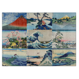 Katsushika Hokusai - 36 Uitzichten van de heer Fuj Snijplank