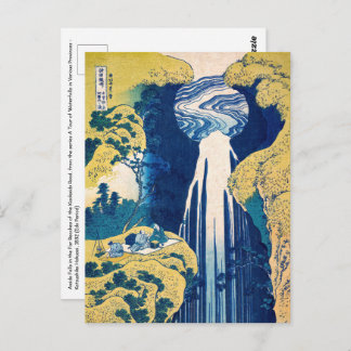 Katsushika Hokusai - Amida-Herfsten Briefkaart