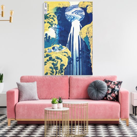 Katsushika Hokusai - Amida-Herfsten Canvas Afdruk (Insitu (Woonkamer))