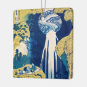 Katsushika Hokusai - Amida-Herfsten Keramisch Ornament (Links)